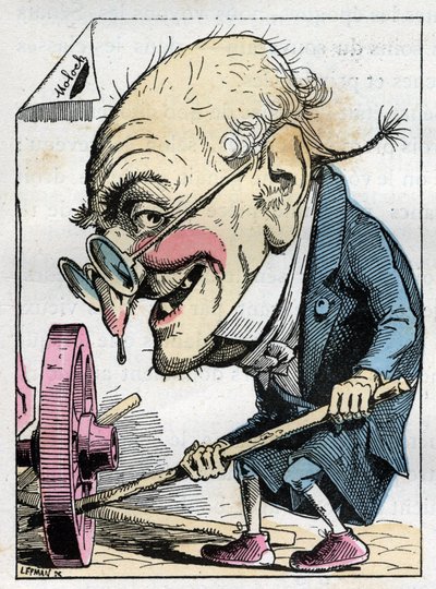 Alegoría del Senado Francés en el siglo XIX de Moloch