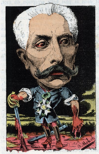 Retrato de Gaston Alexandre Auguste De Galliffet, General Francés de Moloch