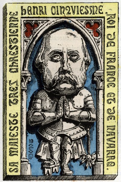 Retrato de Henri Charles Ferdinand Marie Dieudonné d
