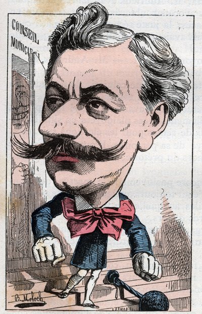 Retrato de Louis Andrieux (1840-1931), abogado y político francés de Moloch
