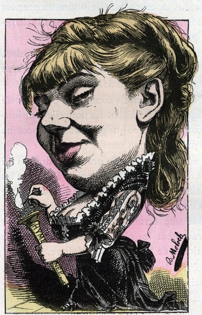 Retrato de Sophie Croizette (1847-1901), socia de la Comédie-Française de Moloch