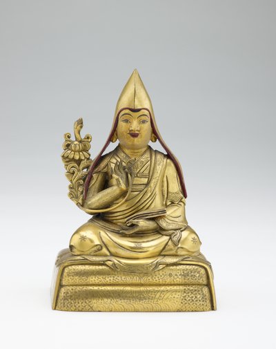 Maestro no identificado, de un conjunto parcial de lamas y maestros, mediados del siglo XIX de Mongolian School