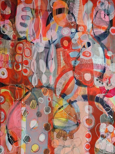 Formas abstractas dinámicas de Monika Riethmueller