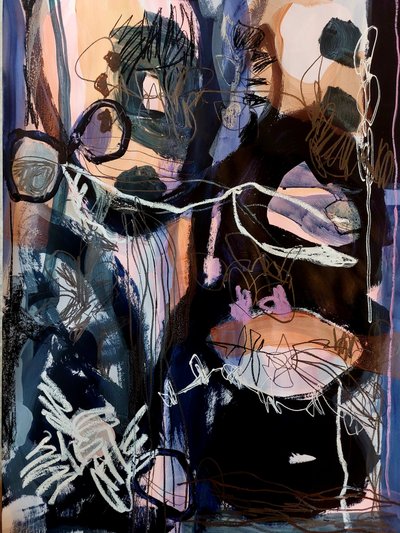 Formas abstractas fluidas de Monika Riethmueller