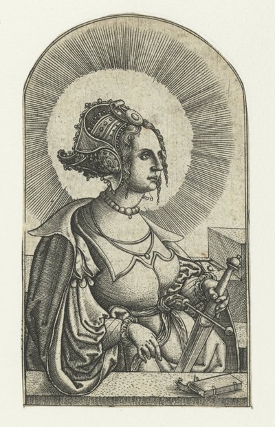 Santa Catalina de Monogrammist AC