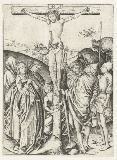 Cristo en la cruz Historia de pasión (título de la serie) de Monogrammist AG