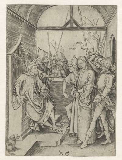 Cristo ante Pilato Historia de pasión (título de la serie) de Monogrammist AG