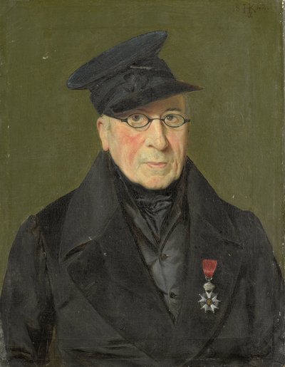 Pieter Janson (1765-1851). Pintor y grabador, mayor de coraceros fuera de servicio de Monogrammist HK (Nederland)