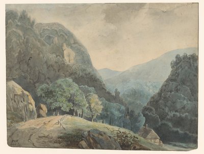 Paisaje de montaña de Monogrammist IVR