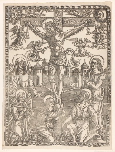 Crucifixión de Cristo de Monogrammist LA