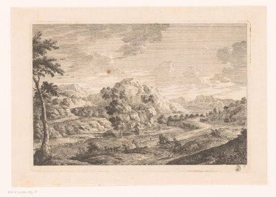 Paisaje con tumba de Monogrammist MEG