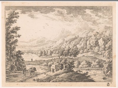 Paisaje con río de Monogrammist MEG