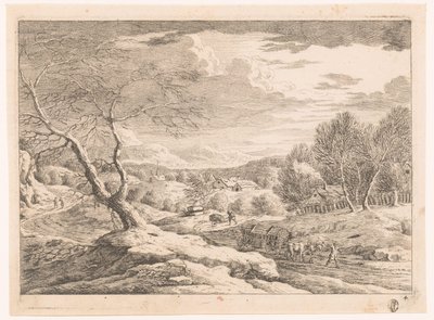 paisaje de invierno de Monogrammist MEG