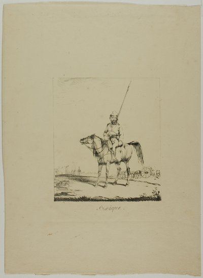 Un cosaco de Monogrammist N.D.