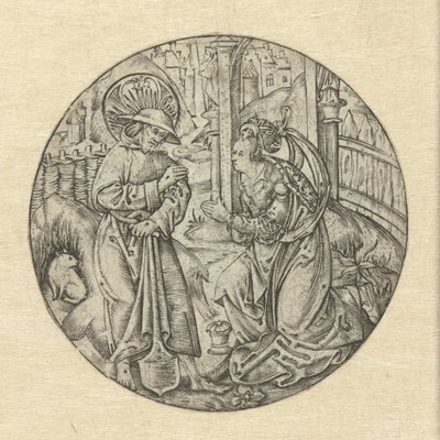 Cristo se aparece a María Magdalena
Noli me tangere de Monogrammist S