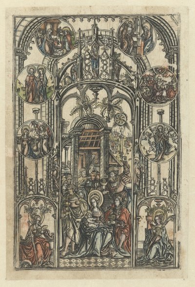 La Adoración de los Reyes de Monogrammist S