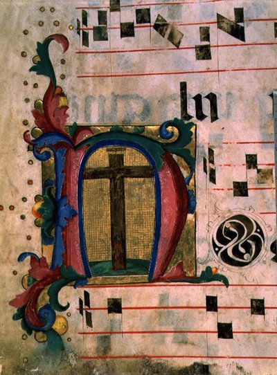 Ms 543 f.121v Inicial historiada 