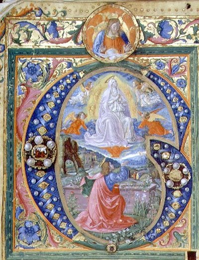 f.106v Inicial historiada 