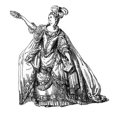 Vestuario del Teatro Francés de Moreau