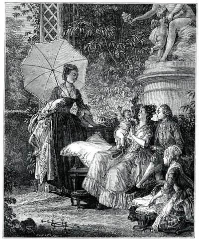 El Placer de la Maternidad, 1885 de Moreau