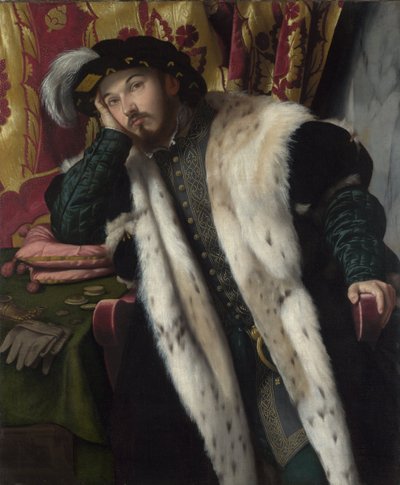 Retrato de un joven, c. 1540 de Moretto da Brescia