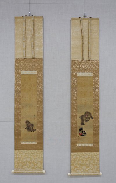 Monos jugando, finales del siglo XVIII-antes de 1807 de Mori Sosen