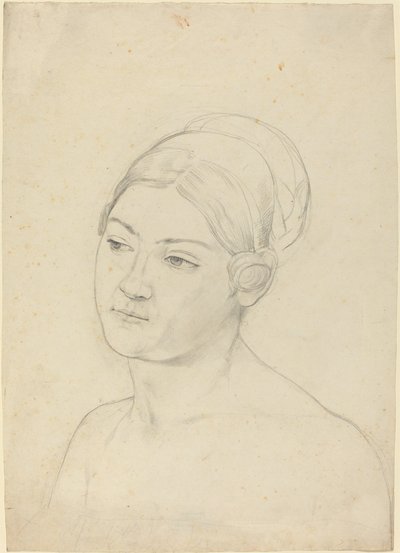 Cabeza de una Joven de Moritz Daniel Oppenheim