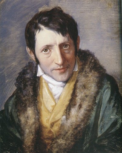Retrato de Carl Ludwig Börne, 1833 de Moritz Daniel Oppenheim