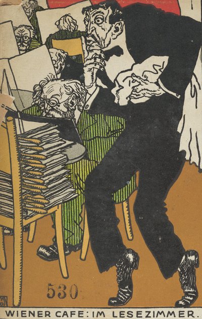 Café Vienés: En la Sala de Lectura de Moritz Jung
