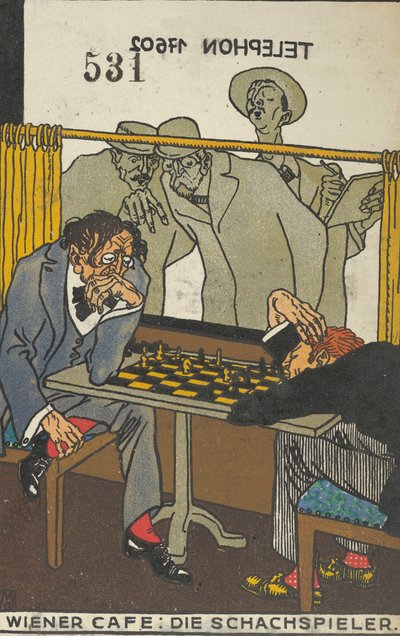 Café vienés: Los jugadores de ajedrez de Moritz Jung