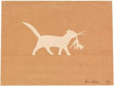 Gato pequeño diablo, 1859 de Moritz Ludwig von Schwind