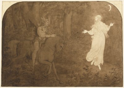 Aparición en el bosque de Moritz Ludwig von Schwind