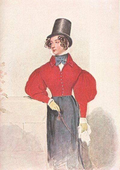 Kaunitz en traje de montar de Moritz Michael Daffinger
