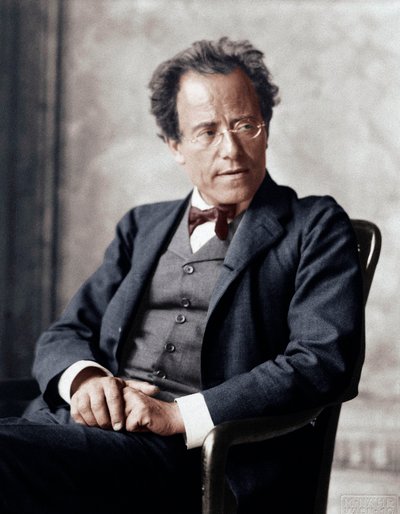 Gustav Mahler en la Ópera de Viena de Moritz Nähr