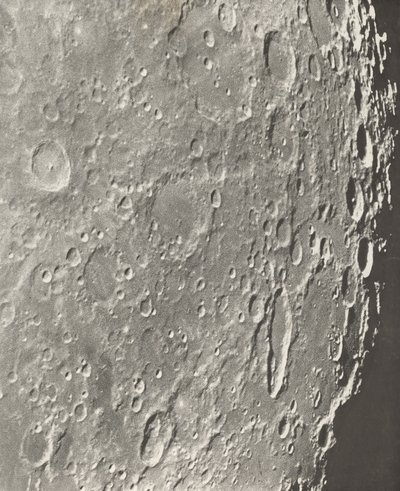 Fotografía lunar Blancanus - Tycho - Schiller,1899 (foto) de Moritz & Puiseux Pierre Henri (1855-1928) Loewy
