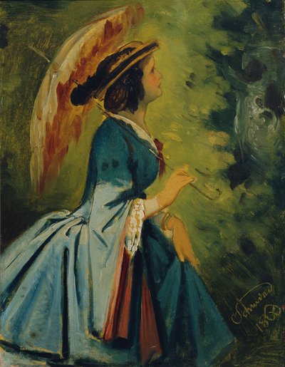 Anna Schwind, la hija del artista de Moritz Ludwig von Schwind