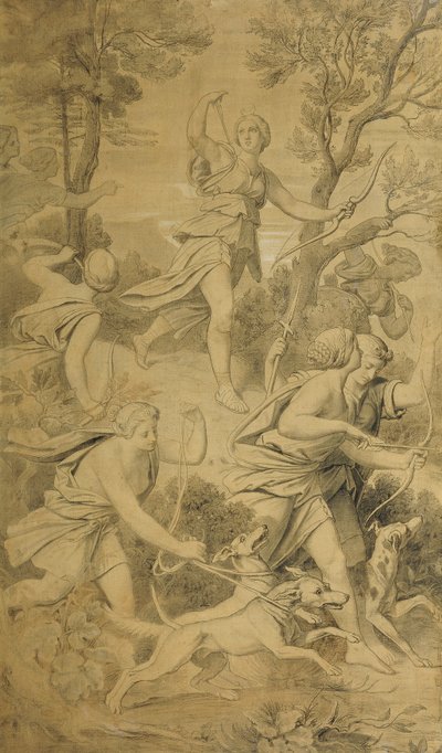 Diana con sus acompañantes de Moritz Ludwig von Schwind