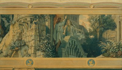 La bella Melusina: IV El juramento de Moritz Ludwig von Schwind
