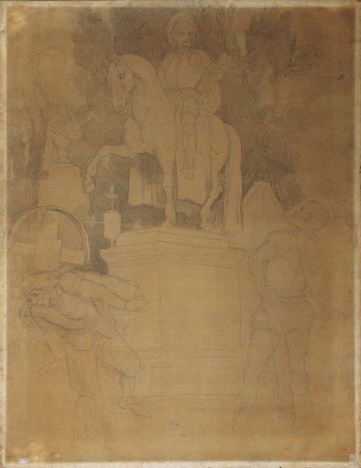 Escena del cementerio de la ópera "Don Giovanni" de Wolfgang Amadeus Mozart de Moritz Ludwig von Schwind