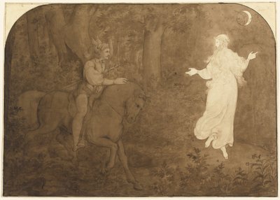 La Aparición en el Bosque de Moritz Ludwig von Schwind
