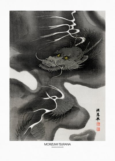Sobre «Dragon» (1809-1892). Grabados en madera antiguos de Morizumi Tsurana