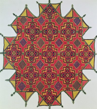 Textil con patrón geométrico de Moroccan School