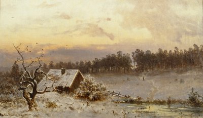 Puesta de sol sobre Hegdehaugen de Morten Muller