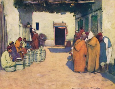 Un patio, 1903 de Mortimer L Menpes