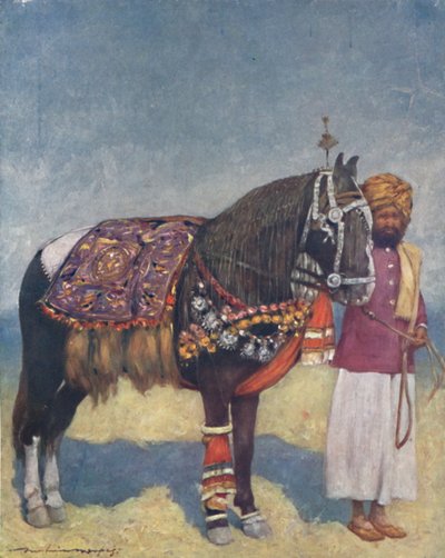 Un caballo de Jodhpur de Mortimer L Menpes