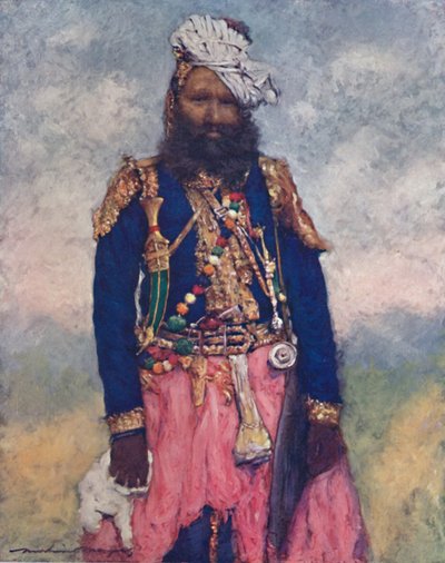 Un Retenedor de Rajgargh, 1903 de Mortimer L Menpes