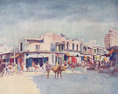 Una escena de calle, 1903 de Mortimer L Menpes