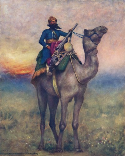 Portador de cañón giratorio de Rajputana, 1903 de Mortimer L Menpes