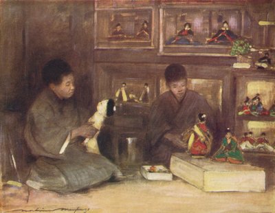Una tienda de juguetes de Mortimer L Menpes