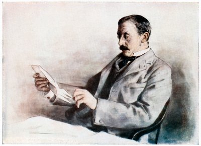Alfred Milner, 1er Vizconde Milner, estadista británico, principios del siglo XX de Mortimer L Menpes